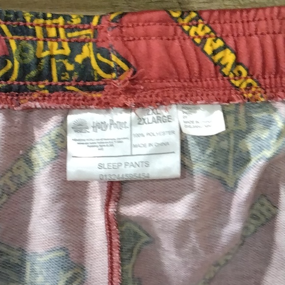 New With Tags Harry Potter Men's Sleep Jogger Pants With Pockets - Picture 9 of 16